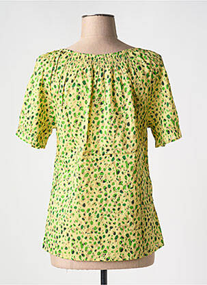 Blouse manches courtes manches courtes jaune AGATHE & LOUISE femme