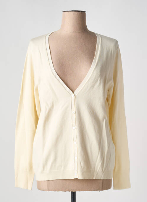 Gilet manches longues beige ÉTYMOLOGIE pour femme