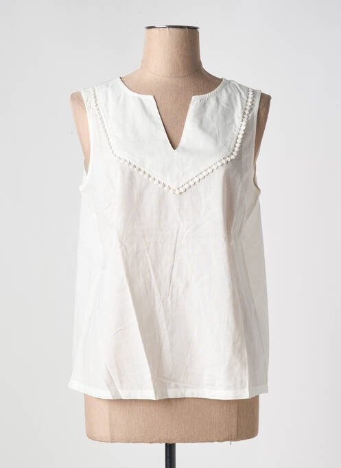 Top blanc ÉTYMOLOGIE pour femme