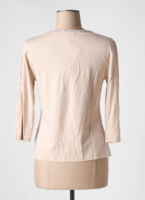 T-shirt beige SOIE POUR SOI pour femme