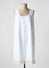 Robe mi-longue sans manche sans manche blanc AGATHE & LOUISE femme
