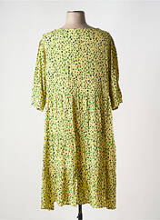 Robe mi-longue jaune AGATHE & LOUISE pour femme seconde vue