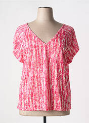 T-shirt rose ÉTYMOLOGIE pour femme seconde vue