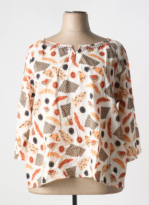 Blouse beige AGATHE & LOUISE pour femme