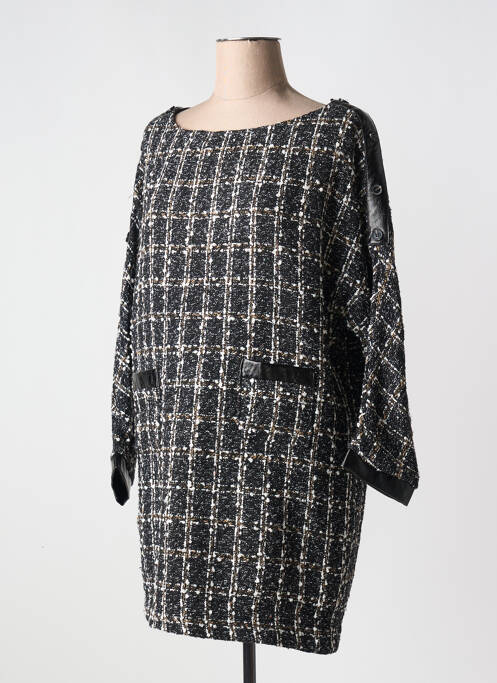 Robe courte noir JEFF GALLANO pour femme