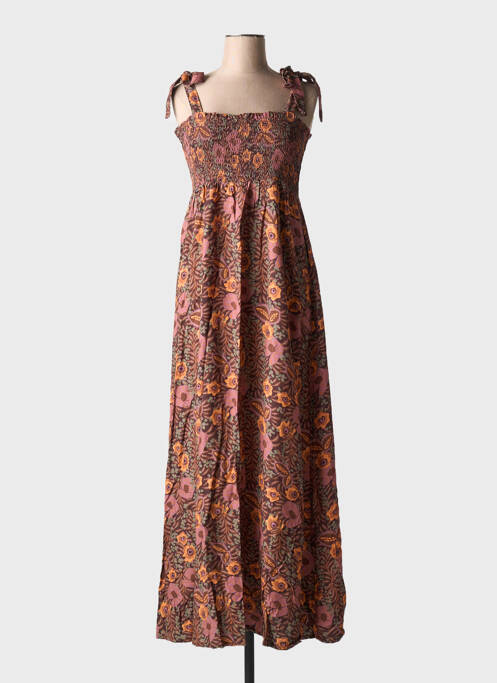 Robe longue marron OXBOW pour femme