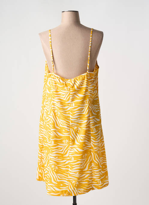 Robe mi-longue jaune OXBOW pour femme