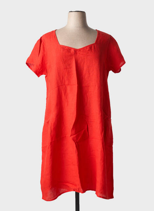 Robe mi-longue rouge AGATHE & LOUISE pour femme