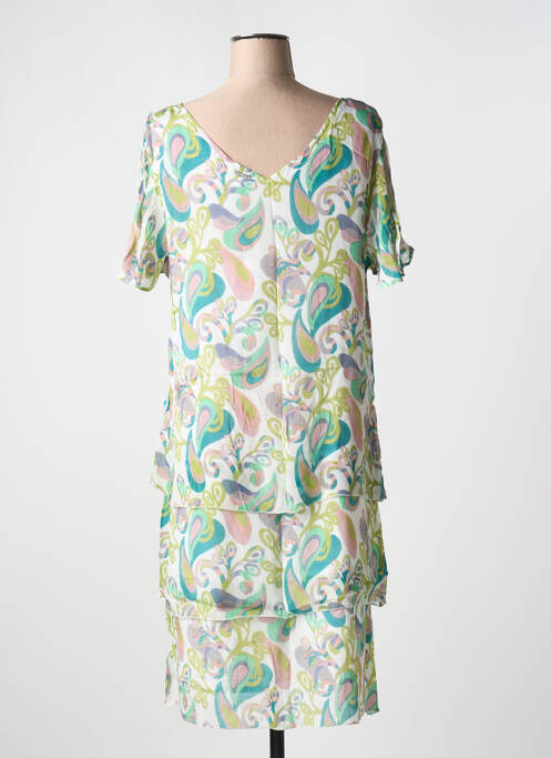 Robe mi-longue vert AGATHE & LOUISE pour femme