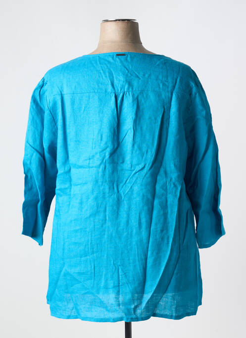 Tunique manches longues bleu AGATHE & LOUISE pour femme