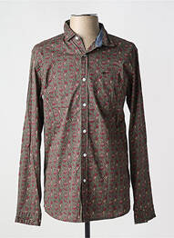 Chemise manches longues poches vert LEE COOPER homme