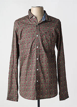 Chemise manches longues coupe cintrée vert LEE COOPER homme