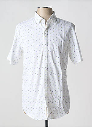 Chemise manches courtes coupe cintrée blanc LEE COOPER homme