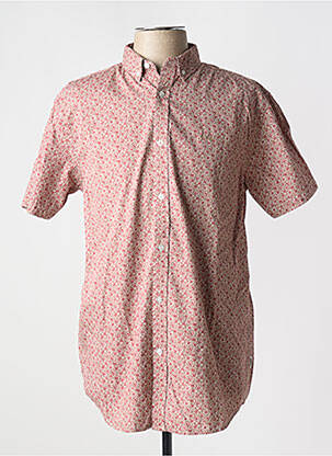 Chemise manches courtes imprimé fantaisie rouge OXBOW homme
