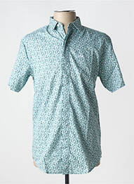 Chemise manches courtes imprimé fantaisie vert LEE COOPER homme