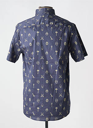 Chemise manches courtes poches bleu LEE COOPER homme