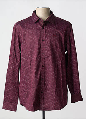 Chemise manches longues imprimé fantaisie rouge LEE COOPER homme