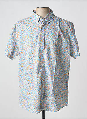Chemise manches courtes coupe droite bleu BLACKS LEGEND homme