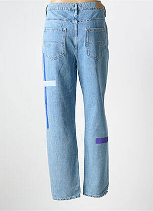 Jeans coupe droite effet usé délavé taille normale bleu LEE COOPER femme