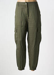 Pantalon cargo tissage popeline taille haute vert LEE COOPER femme