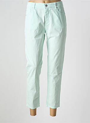 Pantalon 7/8 tissage popeline taille normale vert LEE COOPER femme