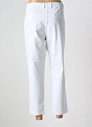Pantalon 7/8 taille à pinces taille normale blanc LEE COOPER femme