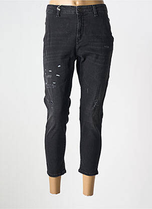 Jeans coupe slim effet usé délavé taille normale noir LEE COOPER femme