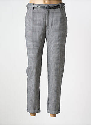 Pantalon 7/8 taille à pinces taille normale gris LEE COOPER femme