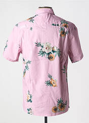 Chemise manches courtes rose OXBOW pour homme seconde vue