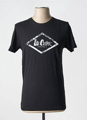 T-shirt noir LEE COOPER pour homme seconde vue