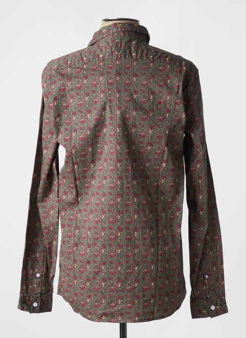 Chemise manches longues coupe cintrée vert LEE COOPER homme