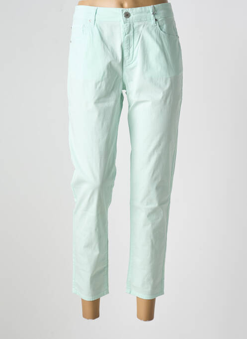 Pantalon 7/8 tissage popeline taille normale vert LEE COOPER femme