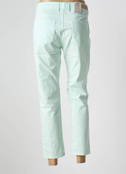 Pantalon 7/8 tissage popeline taille normale vert LEE COOPER femme