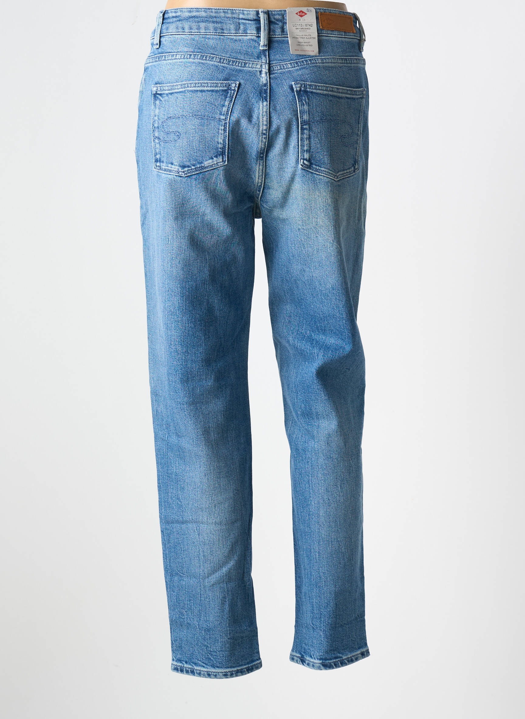 Jean Lee Cooper Taille 28 En Jean Jeans Coupe Droite Stretch Bleu