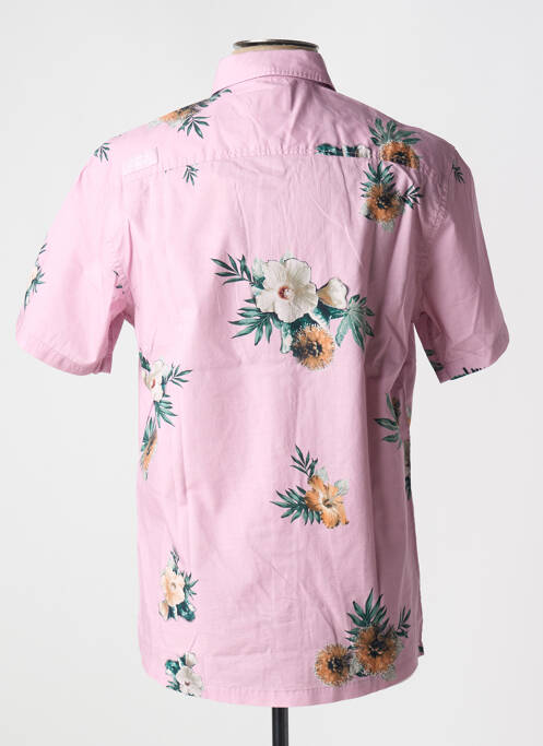 Chemise manches courtes rose OXBOW pour homme