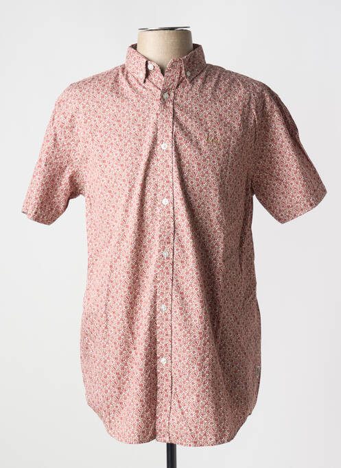 Chemise manches courtes rouge OXBOW pour homme