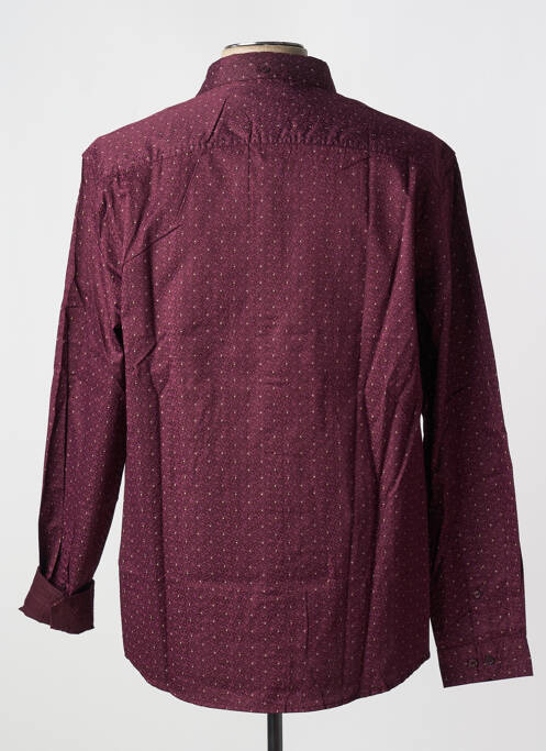 Chemise manches longues rouge LEE COOPER homme