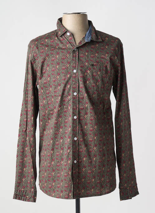 Chemise manches longues vert LEE COOPER pour homme