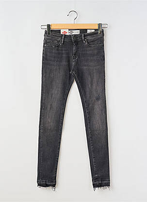Jeans skinny effet usé délavé taille normale gris LEE COOPER femme