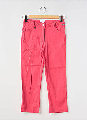 Pantacourt coupe droite taille normale rose AGATHE & LOUISE femme