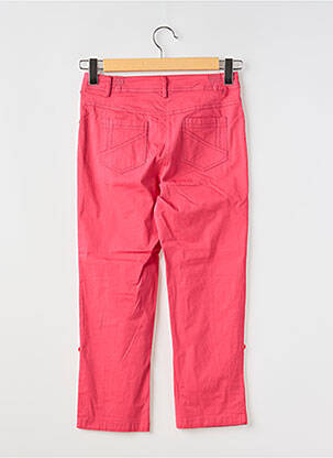 Pantacourt coupe droite taille normale rose AGATHE & LOUISE femme