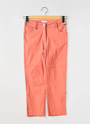 Pantacourt stretch orange AGATHE & LOUISE femme