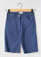 Bermuda bleu AGATHE & LOUISE pour femme seconde vue