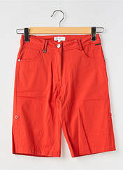 Bermuda rouge AGATHE & LOUISE pour femme seconde vue