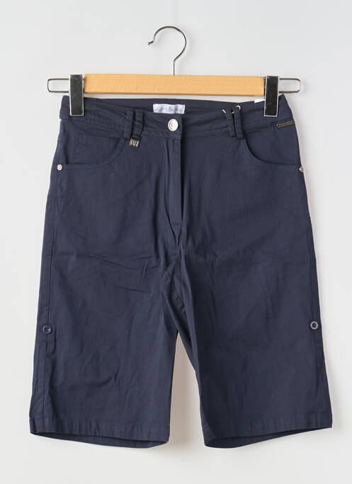 Bermuda bleu AGATHE & LOUISE pour femme