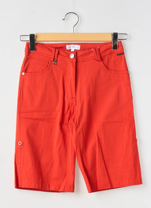 Bermuda rouge AGATHE & LOUISE pour femme