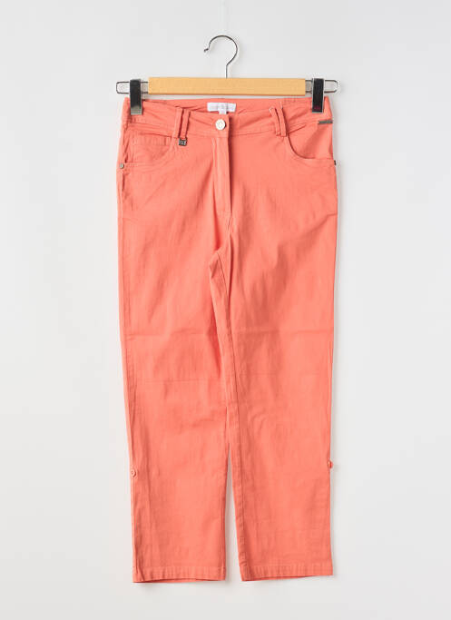 Pantacourt orange AGATHE & LOUISE pour femme