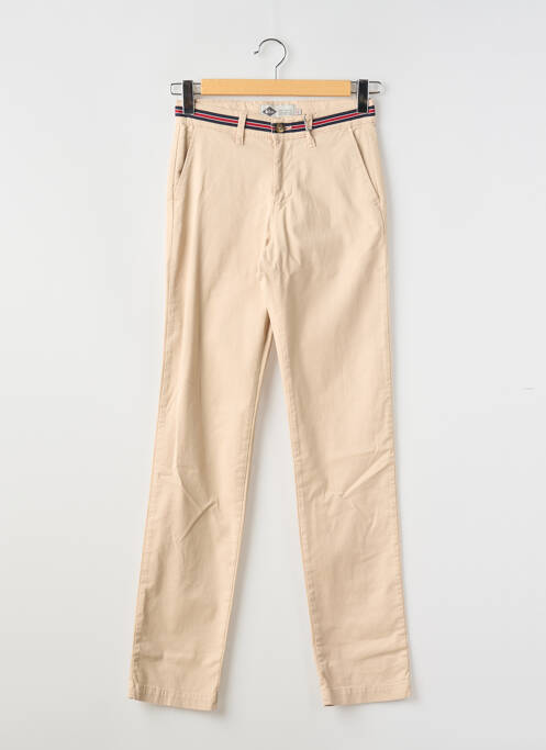 Pantalon chino beige LEE COOPER pour homme