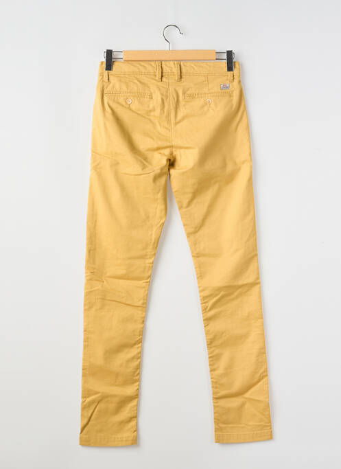 Pantalon chino jaune LEE COOPER pour homme