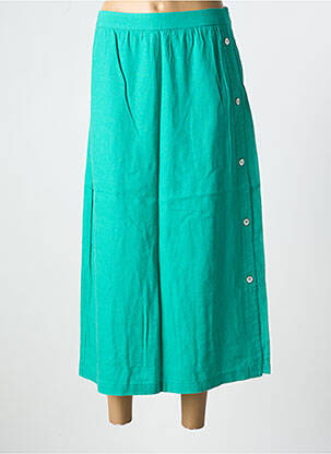 Jupe longue coupe droite vert ÉTYMOLOGIE femme